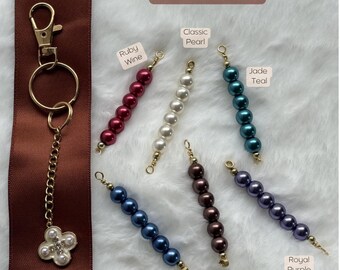Quatrefoil Gold Keychain Clover Bag Charm Four Leaf Clover Keychain Gold Gift Purse Charm Clover