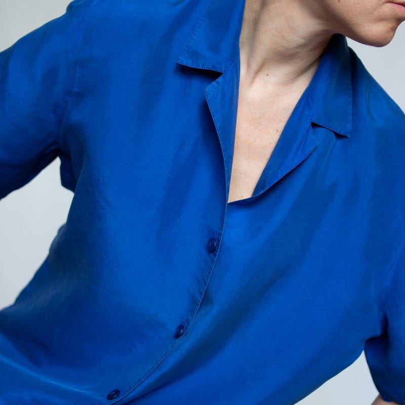 Bucek® | Women'S Clothing Silk Shirt Vintage Blouse