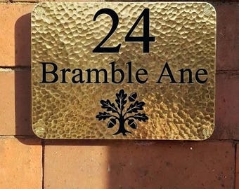 Modern gehamerd bord, metalen naamplaatje, gepersonaliseerde bedrijfsplaat, gegraveerd metalen bord, bord aangepast logo, vintage getextureerd metaal
