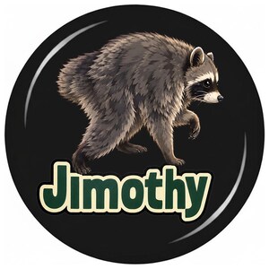 Jimothy de Wasbeer Speldje, Leuk Grappig Wasbeer Speldje, Jimothy de Wasbeer Speldje, Jimothy de Wasbeer Speldje, Jimothy de Wasbeer Speldje