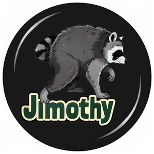 Jimothy de Wasbeer Speldje, Leuk Grappig Wasbeer Speldje, Jimothy de Wasbeer Speldje, Jimothy de Wasbeer Speldje, Jimothy de Wasbeer Speldje