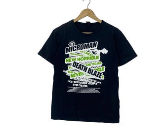 ヴィンテージ MICROMAN DEATH ブレイズ グラフィック Tシャツ アニメ マンガ ストリートウェア キャラクター