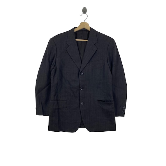 Issey Miyake, Vintage ISSEY MIYAKE IM Product Blazer Jacket Minimalist Design Studio Fashion Classic Two Button Tailored Suit Jacket Smart