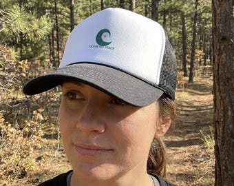 Leave No Trace wave logo Trucker Cap | Outdoor Conservation Hat