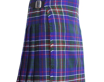 Clan Hunters Tartan Kilt | Traditioneller 8 Yard Highland Kilt aus Wollmischung