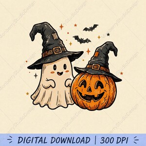 Cute Ghost on Swing PNG, Pink Halloween Ghost Clipart, Spooky Pumpkin Sublimation Design, Fall Aesthetic Digital Download PNG