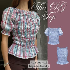 The OG Top Sewing Pattern & Tutorial (beginner-friendly)