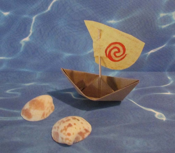 Moana Party Birthday Boat Water Sign Spiral Paper Boat Etsy Moana Party Birthday Boat Water Sign Spiral Paper Boat Etsy