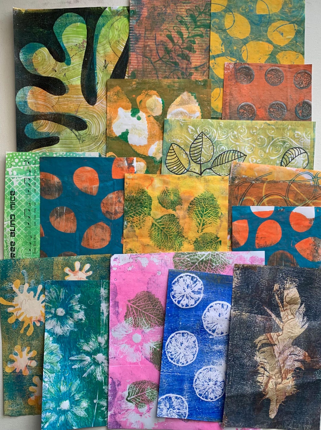 Collage Paper Kit Journal Fodder Paper Scraps Junkjournal Mixed Media ...