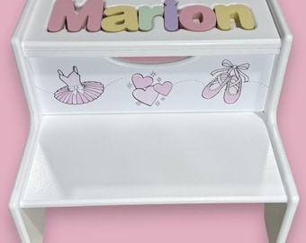 2 - Step Puzzle Stool.  *** NEW ****