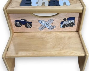 2 - Step Puzzle Stool.  *** NEW ****