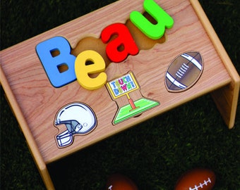 Personalized Puzzle Stool