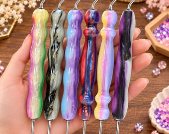 Diamond Painting Pen, Colorful Resin Diamond Art Tool, Ergonomic 5D Diamond Painting Pen, Metal Tips, Diamond Art Accessories, Craft Gift