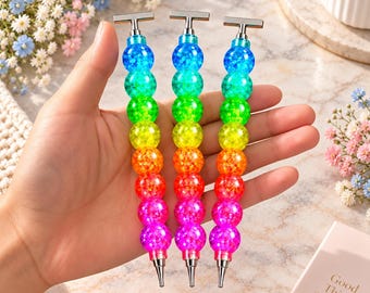 Ergonomic Diamond Painting Pen, Precision Crafting Tool, Lightweight Plastic Ergonomic Grip