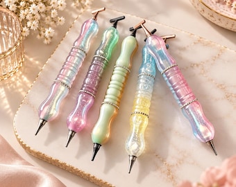Shiny Resin Diamond Painting Pen | Ergonomic Drill Art Tool (5D Accessory)