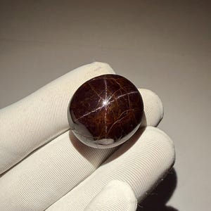 Natural Star Ruby Gemstone 89.75 Carat Red Ruby Cabochon Loose Gemstone Oval Collector Stone Jewelry Birthstone