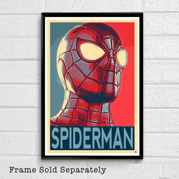 Spiderman politische Illustration Homecoming Avengers Marvel Canvas Spiderman Kinder Jungen Schuhe von Marvel Avengers