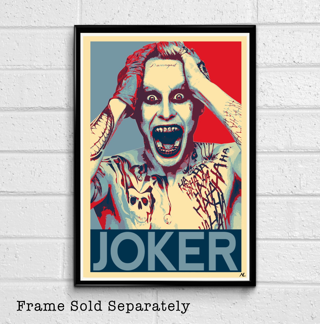Suicide Squad Joker Poster Jared Leto Large Quality FREE P+P CHOOSE YOUR SIZE!