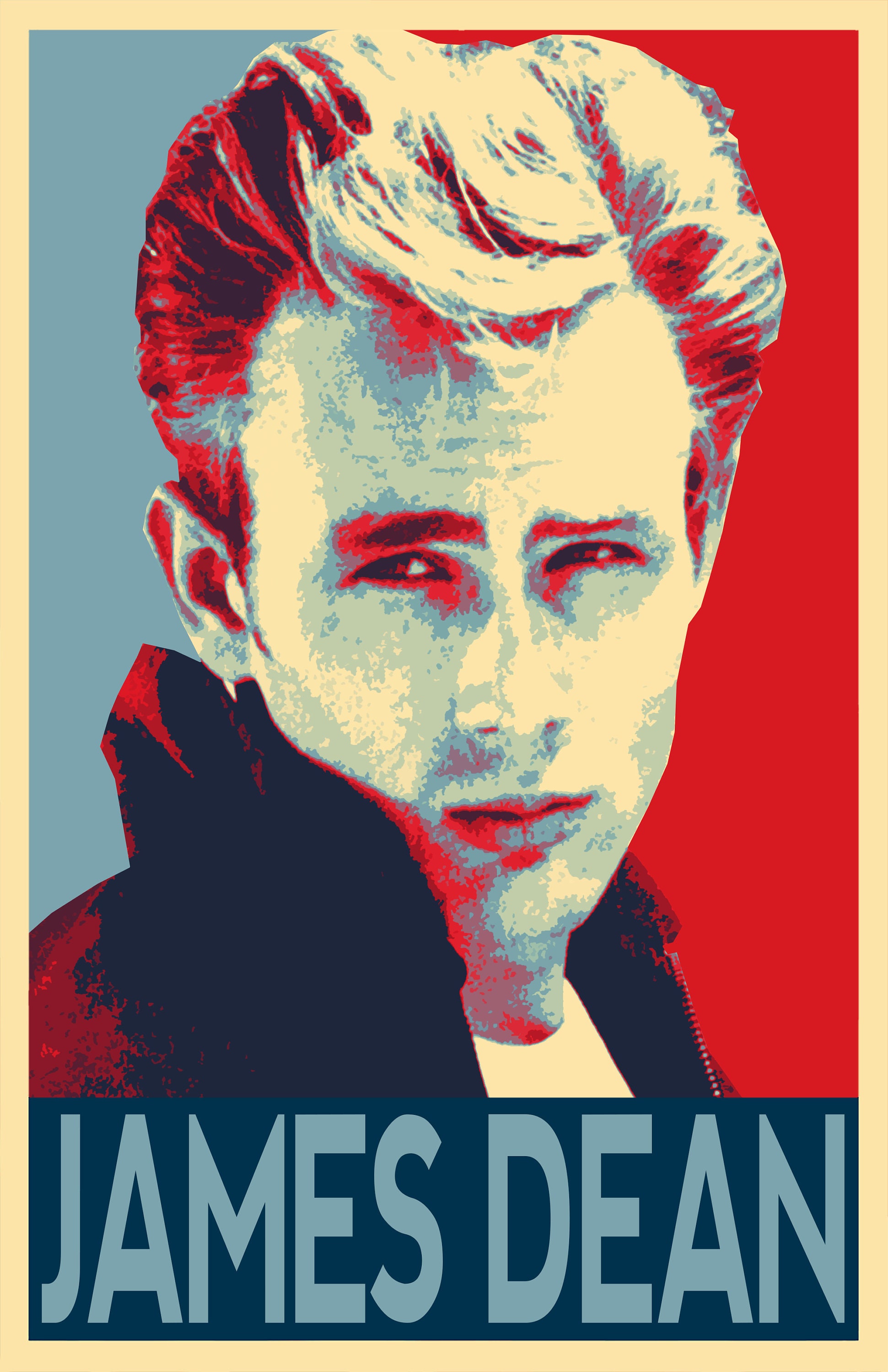 James Dean Illustration 5 Classic Hollywood Icon Film Movie Etsy