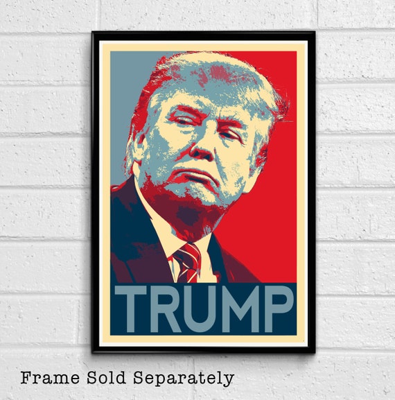United States President Donald Trump Campaign Political Poster | Etsy