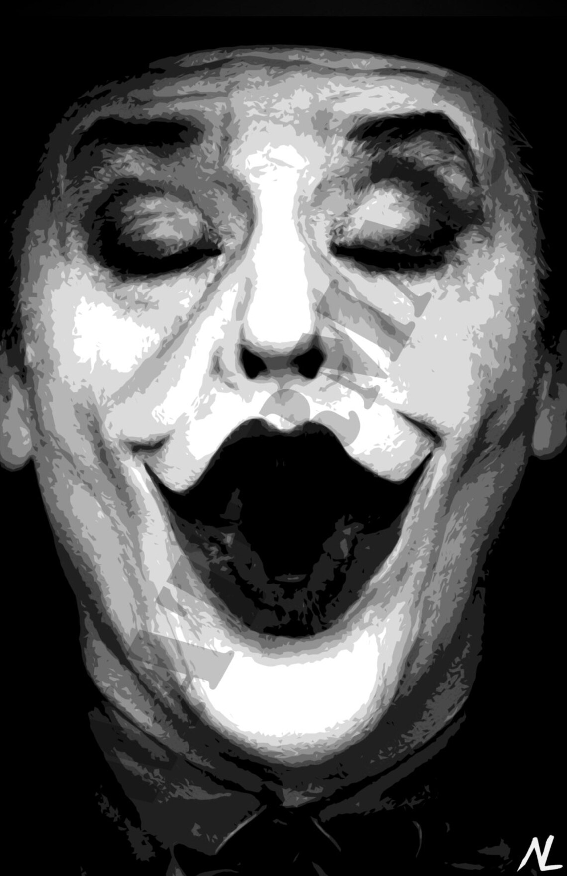 The Joker Jack Nicholson Pop Art Illustration 1 Batman Film | Etsy
