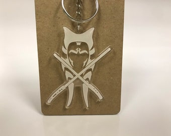 Ahsoka Tano Keychain *etched in acrylic*