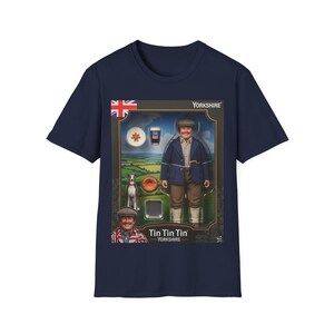 Yorkshire Tin Zinn Actionfigur Shirt | Retro Toy Box Grafik-T-Shirt Bild 5