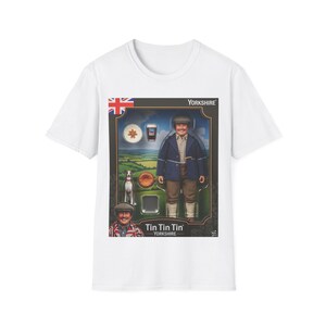 Yorkshire Tin Zinn Actionfigur Shirt | Retro Toy Box Grafik-T-Shirt Bild 1
