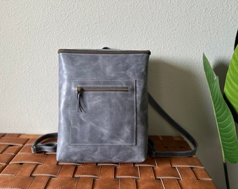 Dusk Lightweight Leather Backpack - ‘The Commuter’