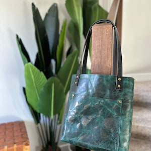 Atlantis Leather Tote Bag