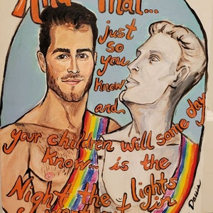 Parodia di "Designing Women" - Autoritratto come Walker Sugarbaker, Mr. Georgia Gay Pride, Pop Art Humor - Senza barelle