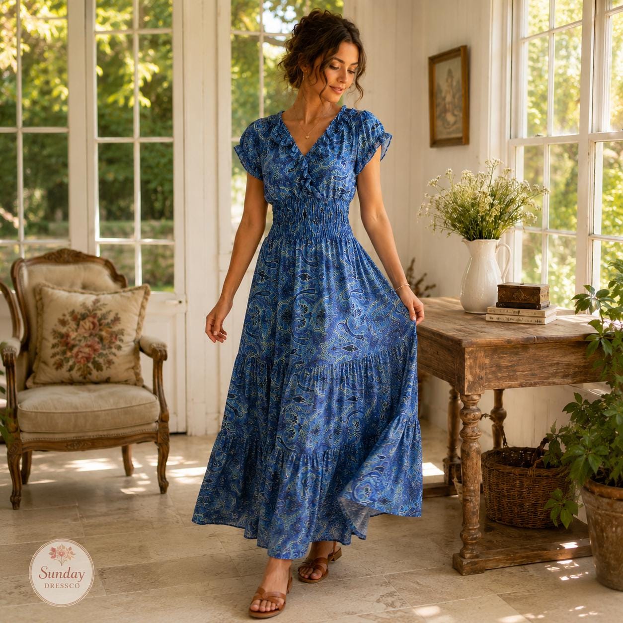 maxi dresses for older ladies Loving The Dress: Over 50 Style Slightly Stretchy Fabric Plus Size Women's Dresses |