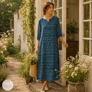 ankle length cotton summer dresses Modest Linen sleeveless design 24.02COLL Blush Backless Dress - COLOR:Rusty Orange