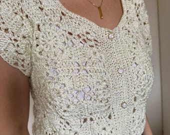 Fiora top crochet