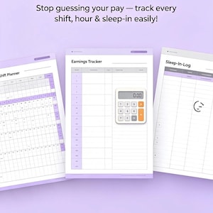 Support Worker Shift & Pay Planner