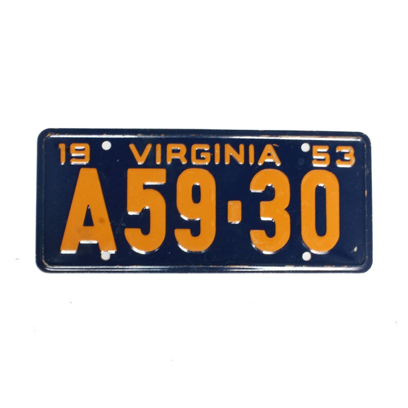 Vintage Collectible Mini License Plates Etsy