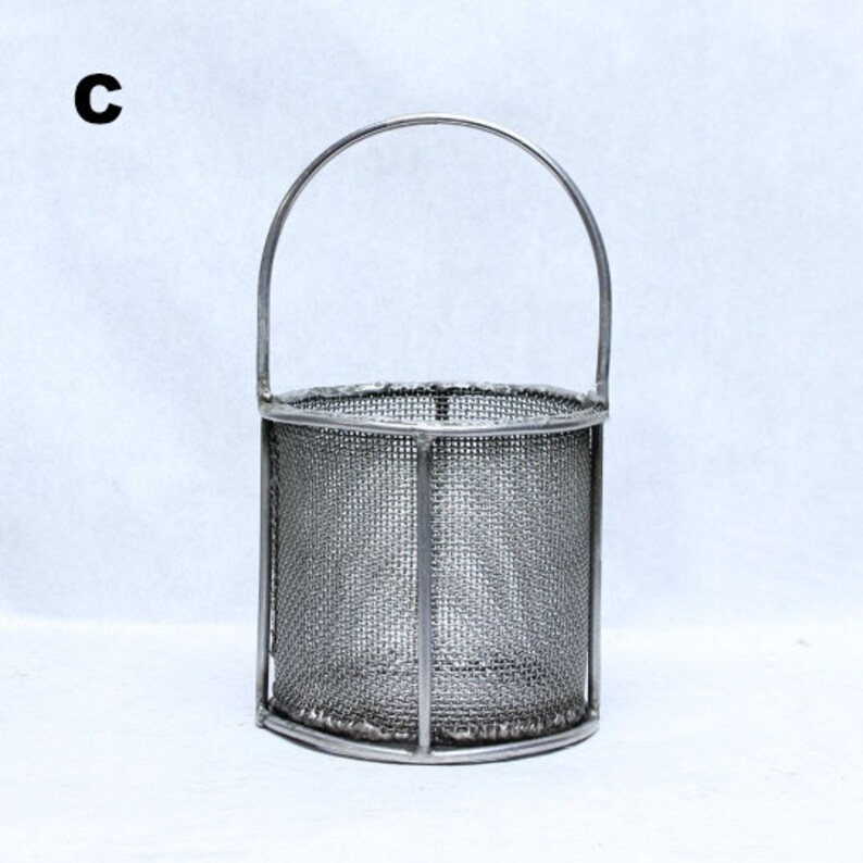 Vintage Industrial Wire Parts Baskets Etsy