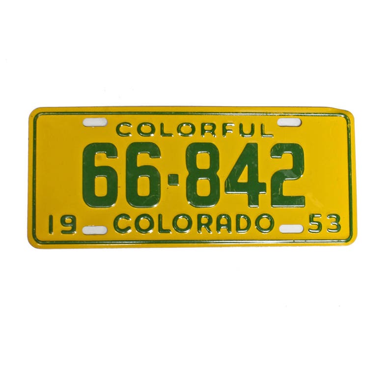 Vintage Collectible Mini License Plates Etsy