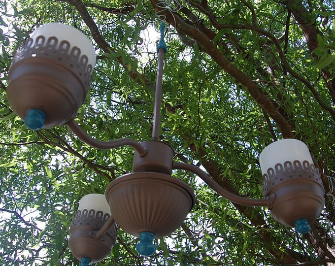 OUTDOOR GARDEN CANDELABRA Chandelier Hanging Lantern Porch Patio