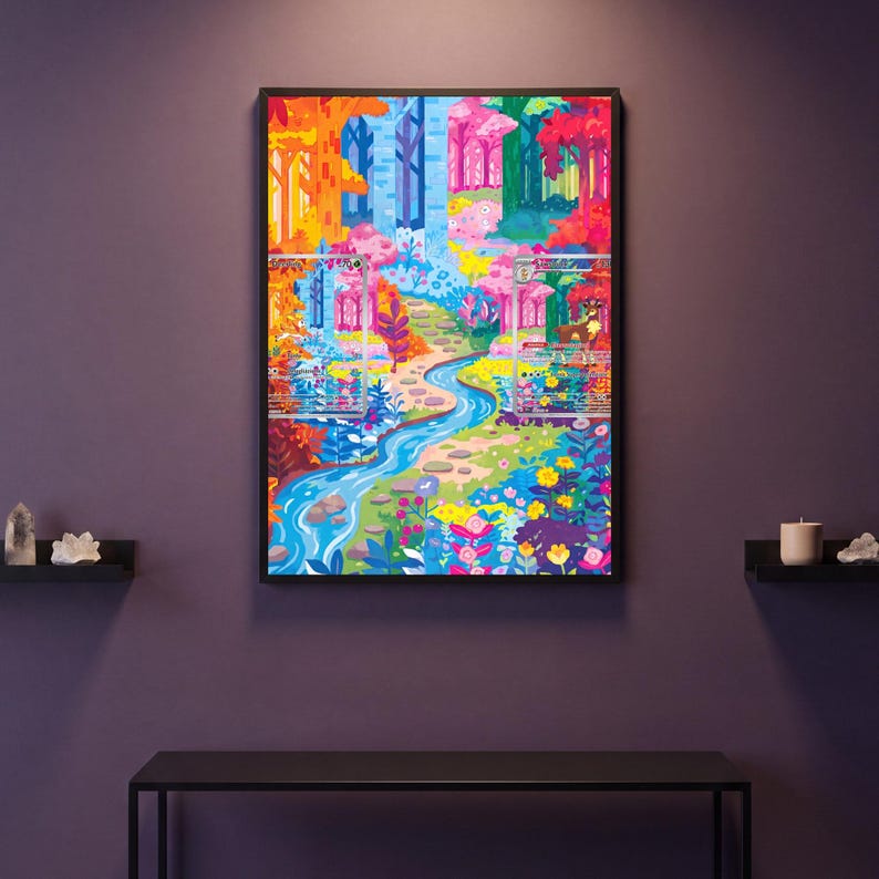 Deerling & Sawsbuck 166 extended art framed wall art