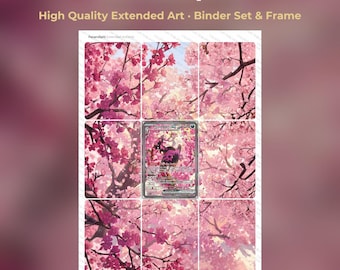 Fezandipiti Extended Art - ASC 288 Pokemon Binder Page & Frame Art - Digital Download - 9 Card Binder Insert - Full Artwork Printable