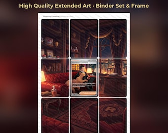 Giovanni's Charisma Extended Art - MEW 204, 151 Binder Page & Frame Art - Digital Download - 9 Card Binder Insert - Full Artwork Printable