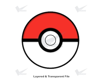 Pokeball Svg Cut File | Pokeball Clipart | Poke Ball Png | Pocket Monster Toy | Quickball | Masterball