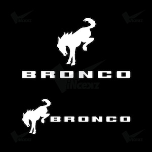 Bronco Svg Cut File for Cricut | Truck Bronco Logo Badge Emblem Vinyl Decals Sticker