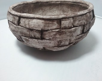 Carved gourd, carved basket weave, carved basket, decorative basket, decorative gourd, pretty gourd, handmade basket,