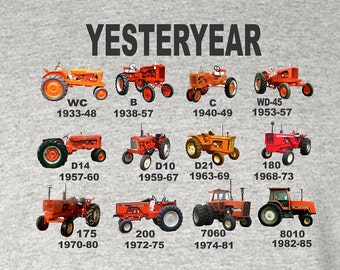 orange tractor shirt, allis chalmers shirt, vintage tractor shirt, tractor shirt, farm shirt, funny shirt