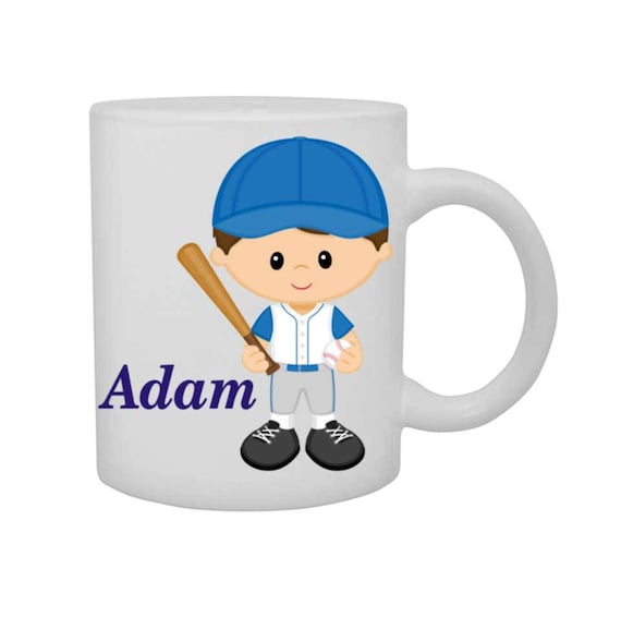 Boys baseball mug boys baseball cup personalized boys cup Etsy