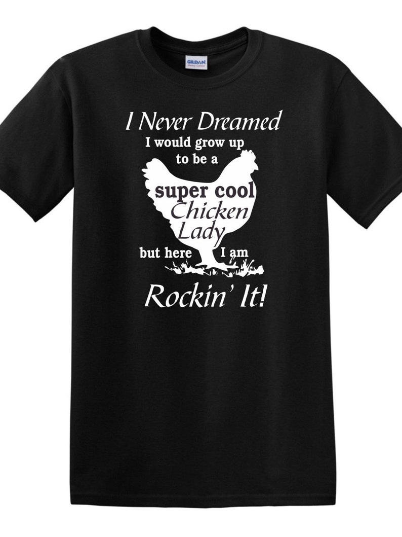 Super Cool Chicken Lady Shirt Funny Shirt LOL Shirt Popular - Etsy