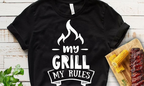 My grill my rules tee shirt, Mens shirts, fathers day gift. sarcastic shirt, dad shirt, birthday gift