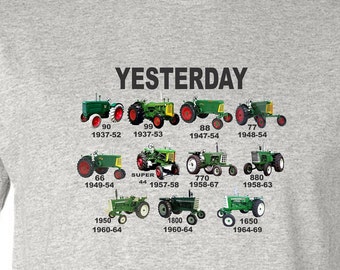 tractor shirt, green tractor shirt, oliver tractor shirt, vintage oliver shirt, historical oliver shirt, farm shirt,  tractor shirt